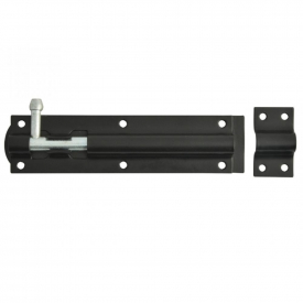 Forge Tower Bolt Black Powder Coated 150mm 6in
