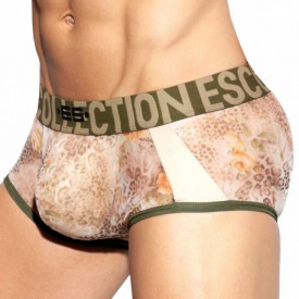 ES Collection Flowery Panther Trunk – Khaki XXL