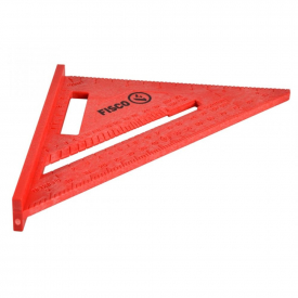 Fisco X55E Red Plastic Rafter Angle Square
