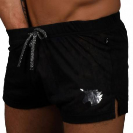 Andrew Christian Glam Unicorn Burnout Short – Black S