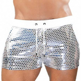 TOF Paris Glitter Short – Silver S