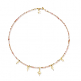 ChloBo GNPO207420722086 Women's Gold Tone Mystic Night Necklace