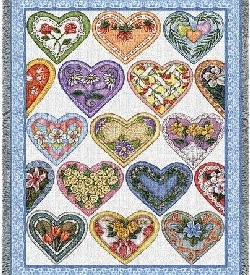 Hearts To You Tapestry Throw