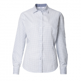 Alexandra womens geometric print roll up sleeve shirt