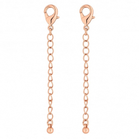 Rose Gold 2.5 Inch Extension Chain  – Pack of 2