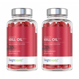Antarctic Krill Oil – Natural Pure Omega-3 Supplement – 2 Packs
