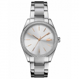 Lacoste 2001083 Women's Parisienne Silver Tone Wristwatch