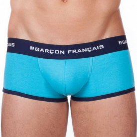 Garçon Français L’Amoureux Boxer – Turquoise S