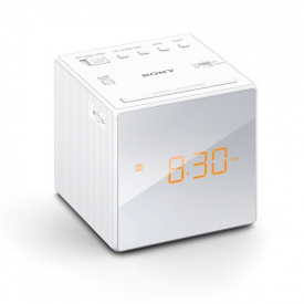 Sony FM/AM Clock Radio – White