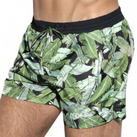 ES Collection Leaves Swim Boardshort – Black M