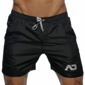 Addicted Long Basic Swim Short – Black L