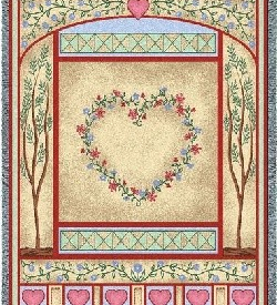 Love Quilt Pastel Throw