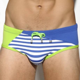 ES Collection Lucas Sailor Swim Brief – Royal – Green XXXL