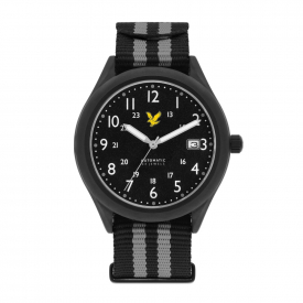 Lyle & Scott LS-6006-03 Men's Stealth Black Nato Wristwatch