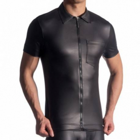 Manstore M510 Zipped Shirt – Black L