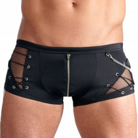 Orion Mesh Zipped Trunks – Black XL