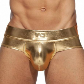 Addicted Metallic Brief – Gold S