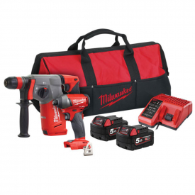 Milwaukee M18 FPP2AC-502 FUEL� Twin Pack 18V 2 x 5.0Ah Li-ion