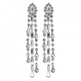 Silver Plated Shower Drop Earring