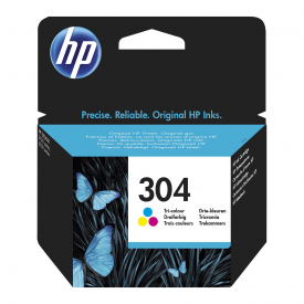 HP 304 Original Tri-Colour Ink Cartridge (N9K05AE)