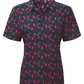 Alexandra diamond print blouse