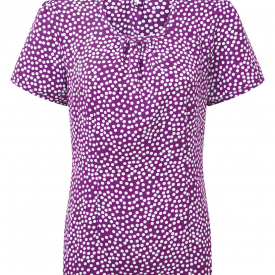 Alexandra women’s round neck print blouse