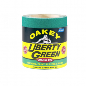 Oakey Oakley Liberty Green Roll 5m X 115mm 80g 63918