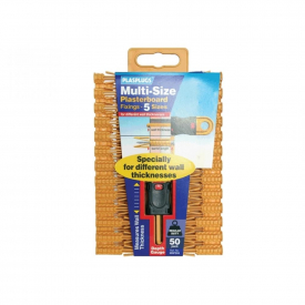Plasplugs PLAMNF555 Multi-Size Plasterboard Fixings pack of 50