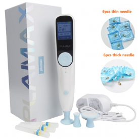 Plamax Ozone Plasma Pen Professional Wart Freckle Removal Wireless Auto Fibroblast Eyelid Lift Machine with 15pcs Needle