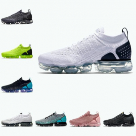 2020 Running Shoes Fly 3.0 Knit 2.0 Vapours Sports Sneakers Triple Black Trainers Men Women Breathable cushion shoes Mesh Stylist sneakers