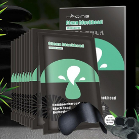 10pcs Suction Blackhead nose masks Oil-Control Black sticker Pore Cleaner Mineral mud face mask skin care Mascarilla Wholesale nose masks