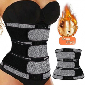 STOCK 3 BeltSlimming Sheath Workout Trimmer Neoprene Belt Women Tummy Body Shaper Fitness Corset Shapewear Adjustable Sweat Reducing Girdles