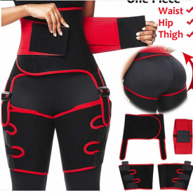 Women Neoprene High Waist Trainer Body Shaper Sweat Shapewear Adjustable Slim Belt Trimmer Leg Shapers Waist and Thigh Trainer