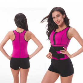 Sweat Sauna Body Shaper Woman Slimming Vest Neoprene Waist Trainer Plus Size S-4XL Drop Ship