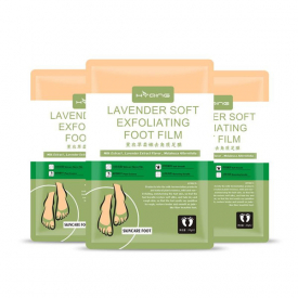 40g X 3 Lavender soft exfoliating film Hydrating Foot mascarilla Exfoliating scrub Remove calluses and Thick cuticle Foot mask