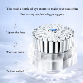 Fish roe protein compact eye cream Lighten crows feet Tighten eye skin Relieve puffiness under the eyes Nourish Moisturize Smooth cream