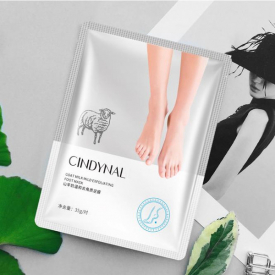 Goat Milk Delicate skin Intensive repair mascarilla Remove fine lines Black face mask Skin Care strengthen firming Wholesale foot masks