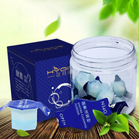 32 cap/box Portable Deep cleaning Pore Cleaner Soften cuticle Oil-Control Soothing and mild Exfoliator Moisture Enzyme cleansing powder