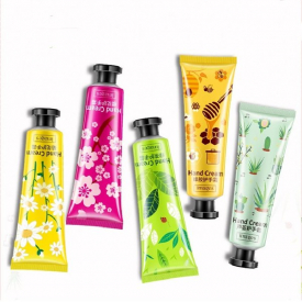 5pcs/lot images Hand Cream Plant Extract Fragrance Moisturizing Nourishing suit Anti-chapping dhl wrinkle Care 30g BIOAOUA