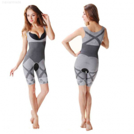 Bamboo charcoal magic body shaping garment postpartum abdomen lifting buttocks girdle seamls body shaping underwear