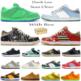 2021 Sport Shoes SB Mens Running Laser Orange Chunky Safari Womens Sean Cliver Cherry Low Skateboards