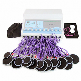 body slimmingreduce weight muscle stimulator Electrostimulation Machine Russian Waves Muscle Stimulator Free Shipping 10 Pair Pad