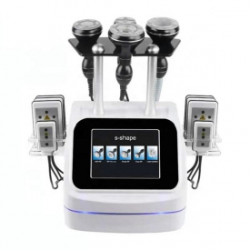 40K S shape Ultrasonic Vacuum Cavitation Body Slimming Machine With Lipolaser Pads RF Negative Pressure Sculpting Apparatus