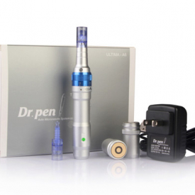 Best seller in 2017 microneedle dermapen derma roller pen Rechargeable Korea Derma Microneedle Dr. Pen Ultima A6 with needle cartridges