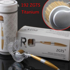 Free DHL 100pcs lot ZGTS 192 Titanium derma roller 0.2-3.0mm microneedle dermaroller lowest factory price ZGTS skin roller
