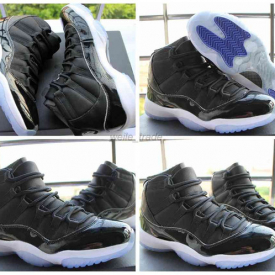 2018 new 11 mens basketball shoes black blue sneakers men 11s new space jam 45 trainers athletic sport shoes size 41-47