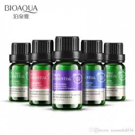 Brand Body Face Skin Care Lavender Rose Tea Tree Crystal Protein Essential Oil 10ml Moisturizing Oil control Shrink Pores Soothing