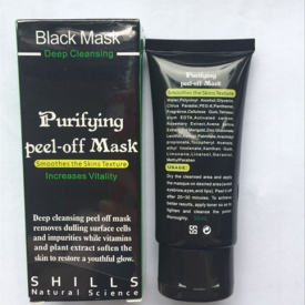 Hot SHILLS Black Mud Face Mask Blackhead Remover Deep Cleansing SHILLS Black MASK 50ML Blackhead Facial Mask