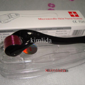 professional 540 titanium alloy needle derma roller,derma roller micro needle skin roller, beauty roller derma stamp hydra roller