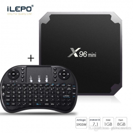 Amlogic S905W Quad Core 1GB 8GB TV BOX With Air Mouse Key Board WIFI 2.4GHz Android iptv box